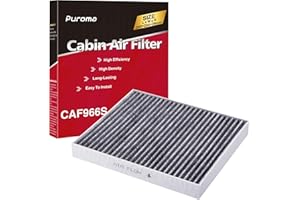 Puroma Cabin Air Filter with Activated Carbon, Replacement for CP966, CF11966, Select Buick Enclave, Encore GX, Envision, Regal, LaCrosse, Cadillac, GMC, Bolt EV, Camaro, Colorado