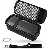 ProCase Hard Travel Case for Bose SoundLink Flex 2nd Gen & 1st Generation Speaker, Portable Protective Storage Carrying Bag for Wireless Speaker and Cable Charger Accessories with Mesh Pocket -Blak