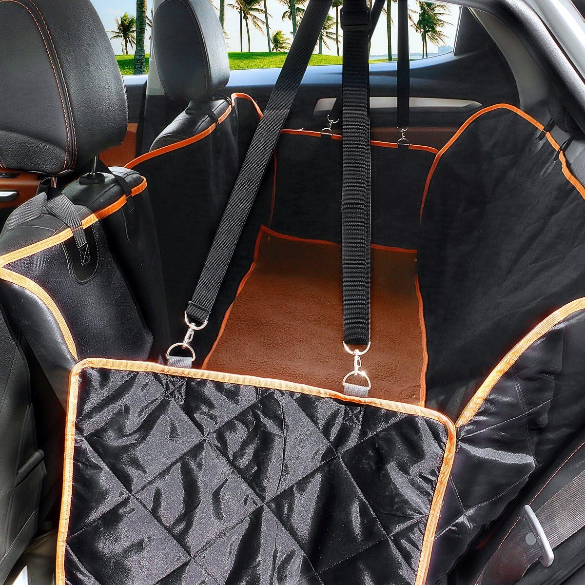 Dog Seat Cover Unique Design Detachable Sherpa Fleece Mat Ultimate Pet