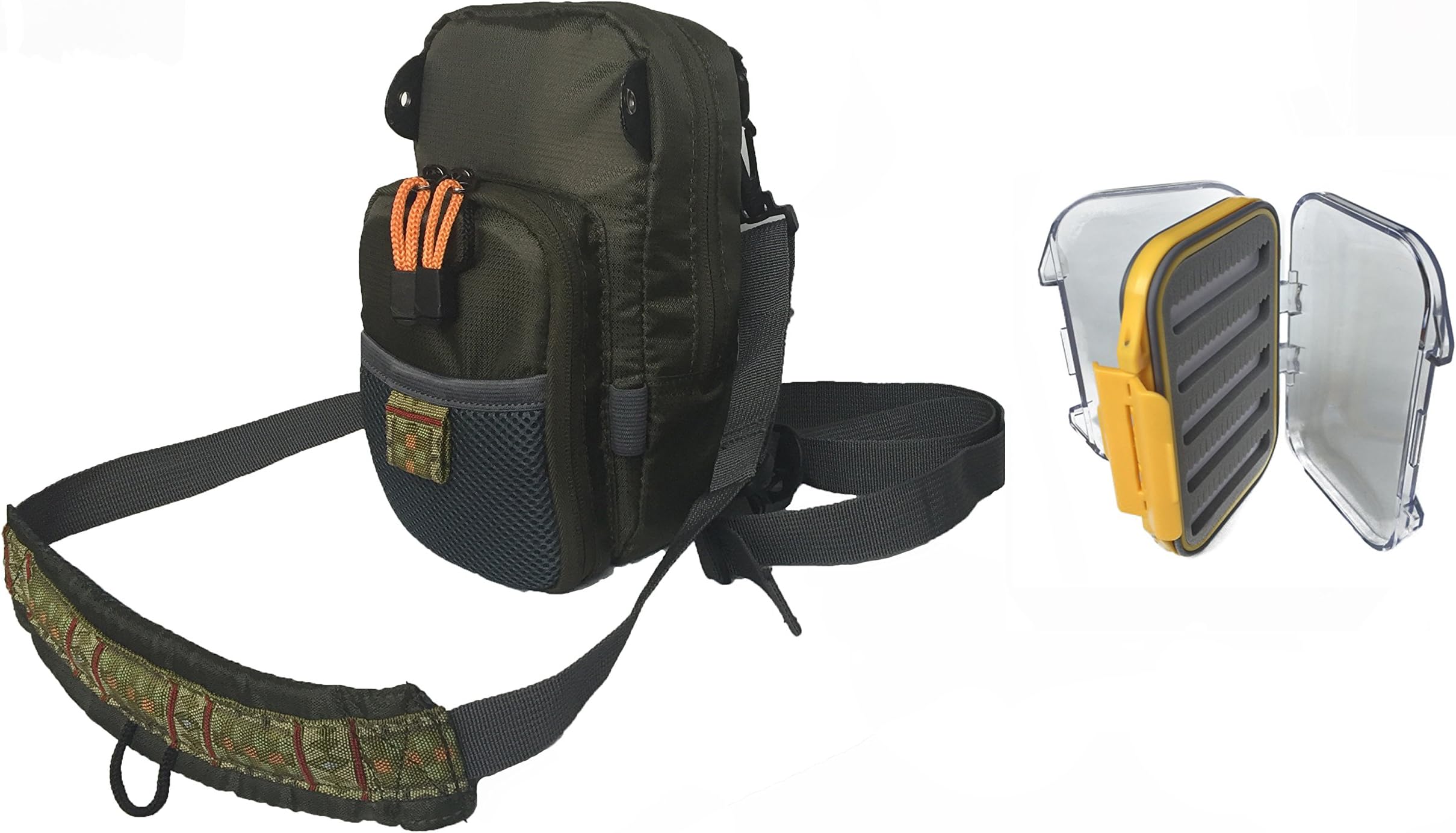 Riffle Fly Fishing Chest Pack and Fly Box