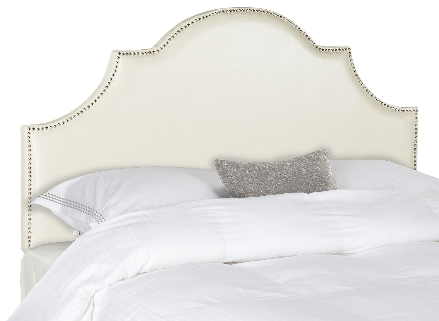 Best arched white full bed headboard