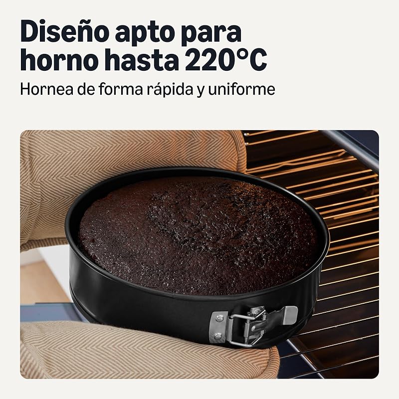 Bolor antiaderente removível, apto para máquina de lavar loiça e forno, 25,4cm — foto 4 de 7