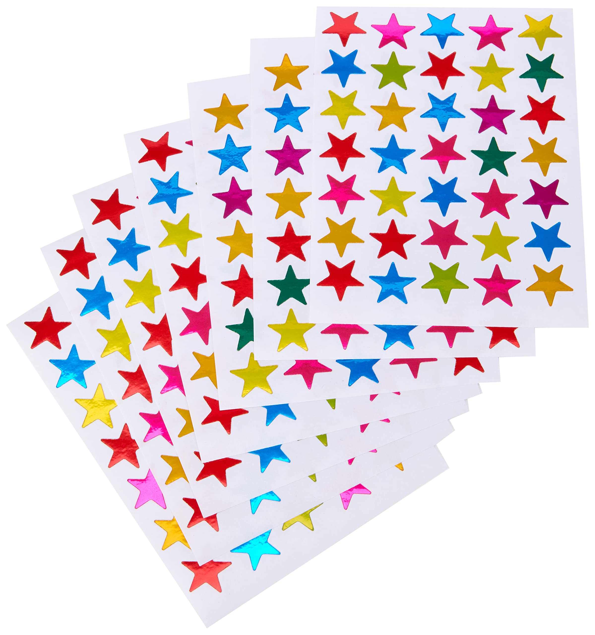 Creation Station 20 mm Coloured Stars Peel and Stick