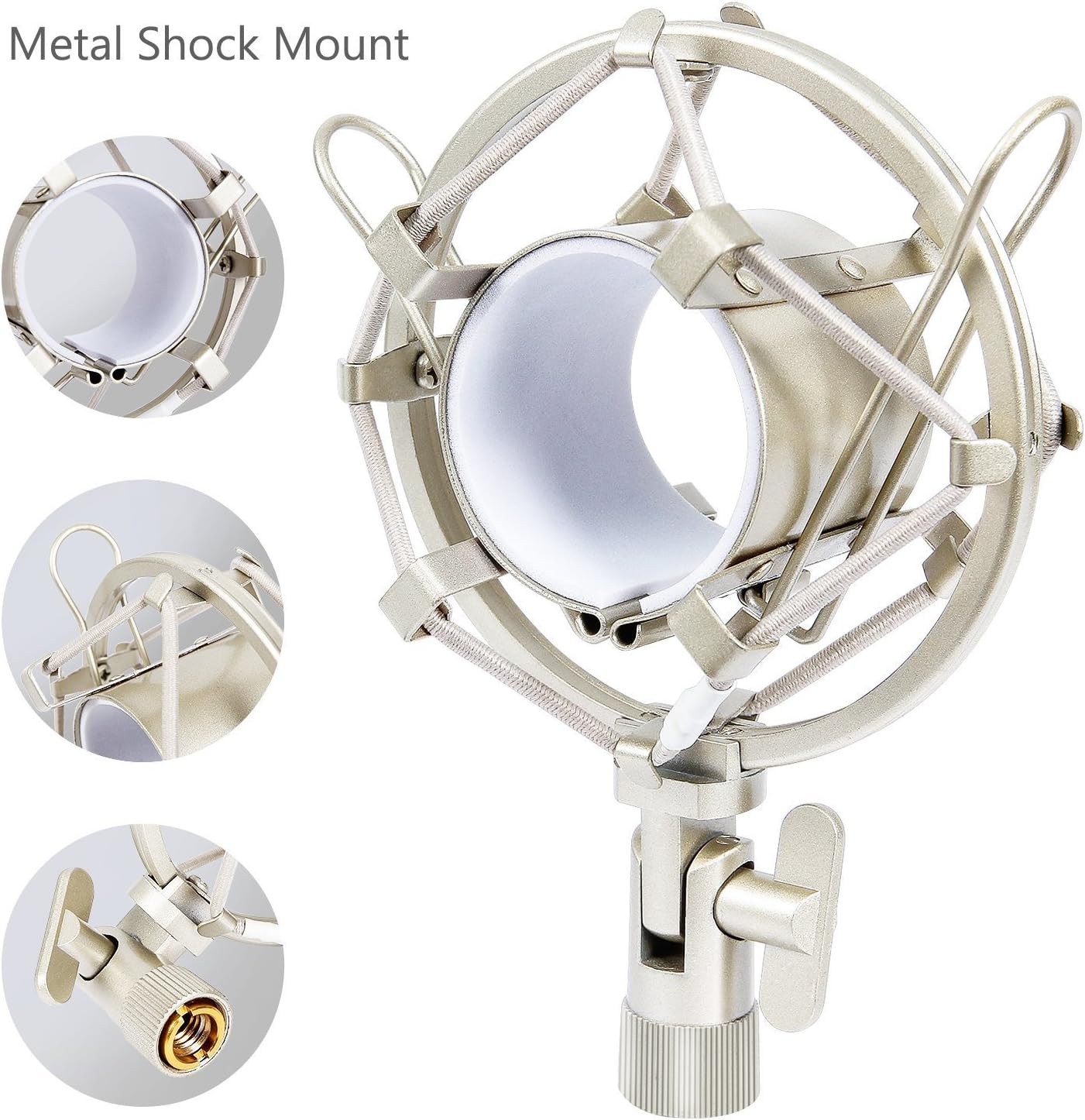 TONOR Pro Condenser Microphone XLR to 3.5mm Podcasting Studio Recording Condenser Microphone Kit Computer Mics with 48V Phantom Power Supply Black: Musical Instruments