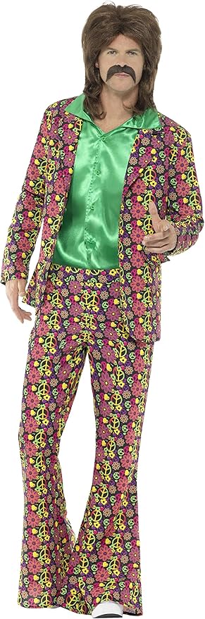 Amazon Smiffys 60年代サイケデリックcndスーツ おもちゃ おもちゃ