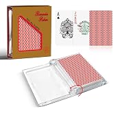 Ben Niu Bridge Size Waterproof Plastic Playing Cards with Open Case | Premium PVC material, double sided embossed texture, rounded corners, bend resistant, perfect for poker