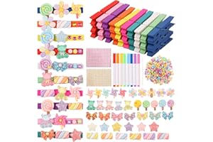 380PCS Cheer Pins Spirit Clips, Colored Wooden Clothes Pins Stimulate Creativity Exercise Hands on Skill Cheer Clothes Decora