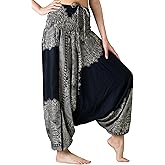B BANGKOK PANTS Women's Harem Pants Jumpsuit Hippie Clothes