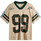 SOLY HUX Oversized Graphic Tees for Women Fashion Jersey Shirts Short Sleeve Tshirts Y2k Tops