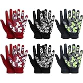 Syhood 6 Pairs Stretch Winter Kids Gloves Camouflage Full Fingers Gloves for Boys 5-8 Years old