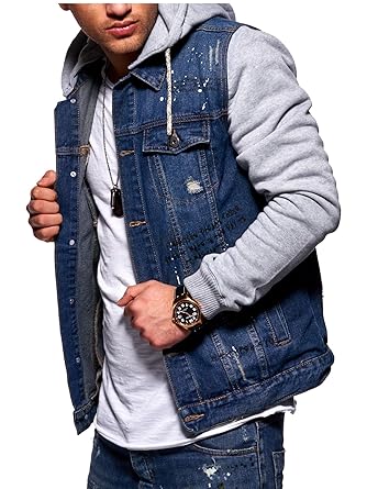 Rello & Reese Herren Jacke Übergangsjacke Herrenjacke Jeansjacke