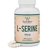 L-Serine 2,000mg, Memory, Clarity + Sleep Support, 180 Capsules | Memory, Clarity + Sleep Supplement, Full 2,000mg Clinical Serving, Nerve Support for the Aging Brain, Vegetarian, 45 Servings