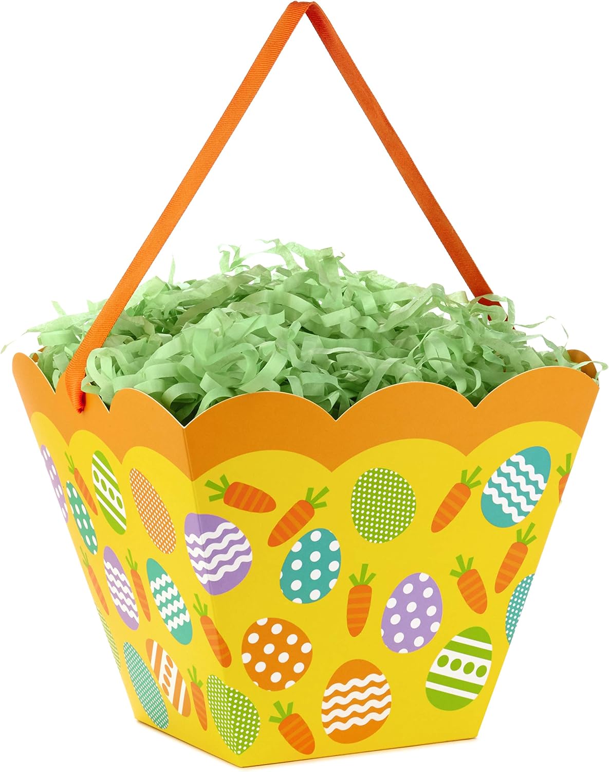 Hallmark Collapsible Easter Basket Gift Bag with Grass Fill