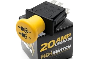Improved 20AMP Upgrade Blade Clutch PTO Switch for 140404 146283 154959 154963 169416 169417 174651 174652 174653 for Poulan 