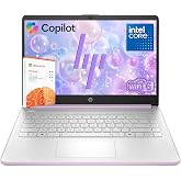 HP Laptop for Everyday Use, 2026 Edition, 4GB RAM 128GB SSD | Quad-Core Processor, 1 Year Office 365, Copilot key, WiFi 6, Windows 11, Student PC for browsing, streaming &amp; online classes