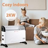 DONYER POWER Convector Radiator Heater 2000W with Adjustable Thermostat view 2
