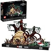 LEGO Star Wars Dagobah Jedi Training Diorama 75330 Set - Complete Series with Yoda and R2-D2 Minifigures, and Luke Skywalker’