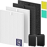 FMDZFL Filter Q – 1712-0123-00 Replacement Filter for Winix 5510 and 5520 Air Purifier, 5510 Replacement Combo Pack Includes: 2 HEPA & 2 Carbon Filter