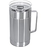 XPAC 84-Ounce (2.5L) Sweat-Free Beverage/Water Pitcher with Lid, Stainless Steel, Vacuum Insulated, Keeps Drinks Cold For Hours