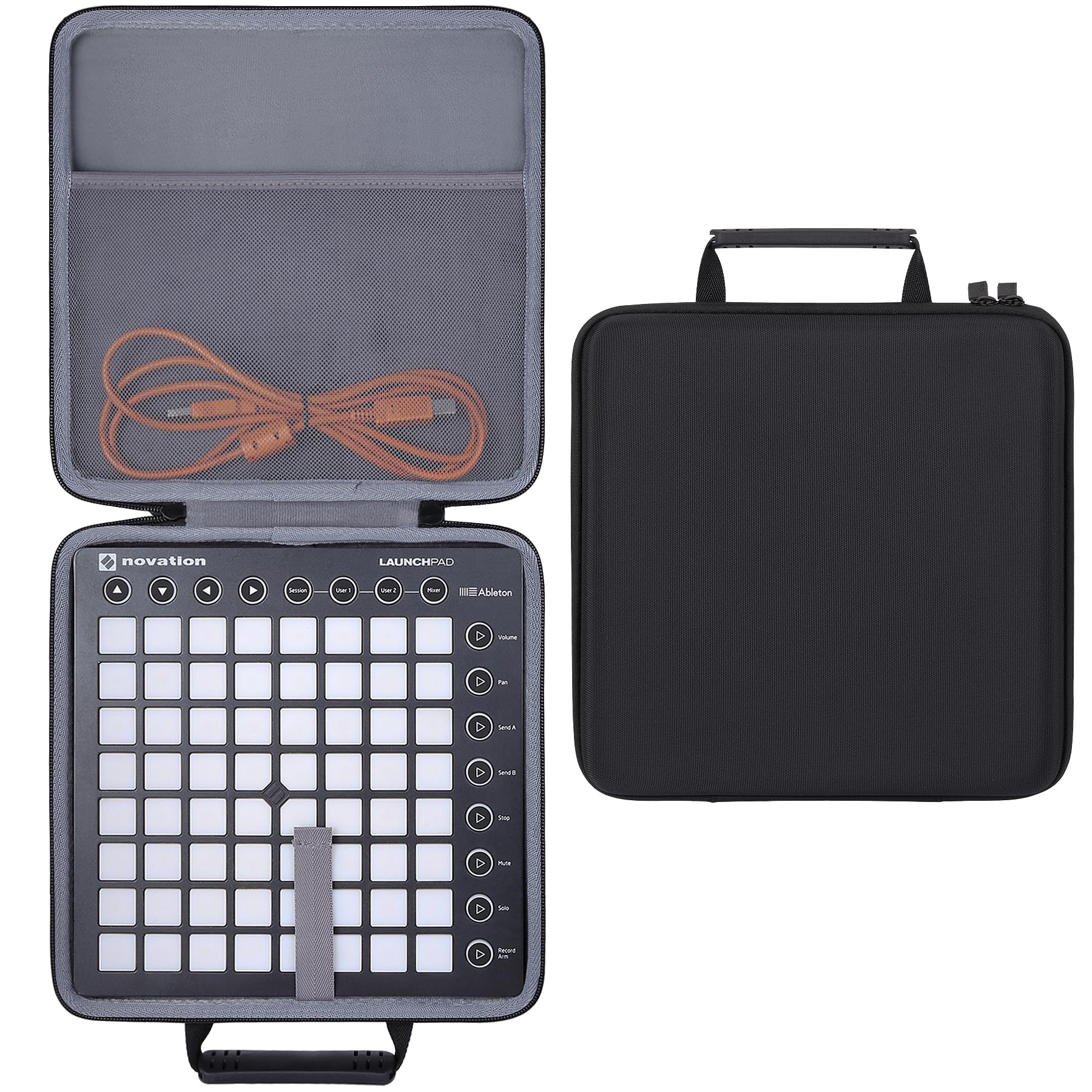 Photo 1 of co2CREA Hard Travel Case Replacement for Novation Launchpad X Grid Controller/X Ableton Live 8x8 64 Backlit RGB Pads Grid Controller