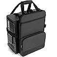 Trunab PC Tower Carrying Strap with Handle, Desktop Carrying Case with Pockets for Keyboard, Cable and Computer Accessories, 
