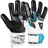 Reusch Attrakt Silver NC Finger Support Goalkeeper Gloves, White/Silver/Black, Size 10