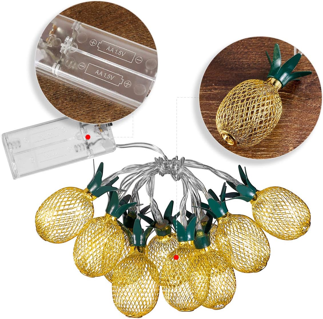 Led Pineapple String Lights - Image 5