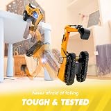 JOYIN Remote Control Excavator RC Digger Toy 2.4GHz LED Light 3 8 Years view 6