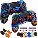 Silicone Skin for Ps4 Controller, 2pcs Anti-Slip