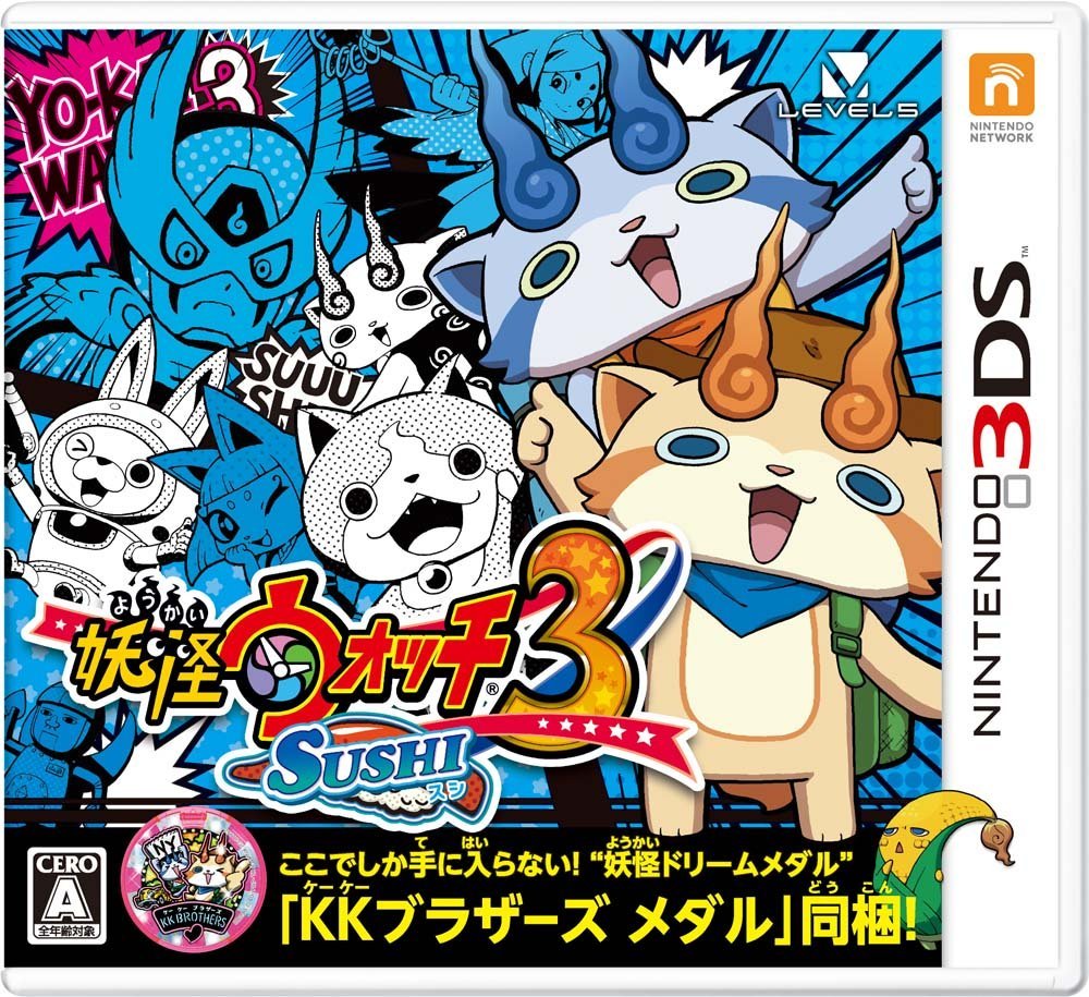 妖怪ウォッチ3 テンプラ　スーパーマリオブラザーズ2 妖怪ウォッチ3 スシ／テンプラ／スキヤキ