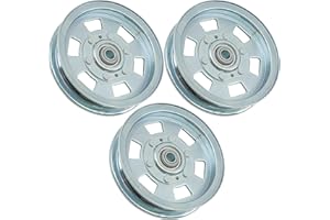 Caltric Flat Idler Pulley Compatible with Bad Boy 033-7201-25 033720125 033-7201-00 QTY 3