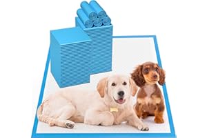 Bulubaky Upgrade Leak-Proof Pet Training and Puppy Pads, Jumbo 36"x36" Pee Pads for Dogs with Thicken Polymer Heavy Absorbency, Quick Dry Disposable Pee Pads for Cats Dogs Rabbit Parrots
