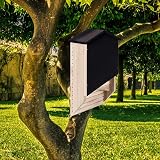 Beedozo Wooden Bat House Garden Outdoor Hibernation Nest Box Decoration Reusable view 2