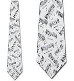 Steven Harris Alto Saxophone Tie – Black & Red Music-Themed Neck Tie For Men, Standard 56-Inch Length - View #4