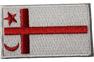 Mi'Kmaq Council Native Flag Embroidered Iron on Patch Crest Badge .Size : 2.5" x 1.5" Inch New