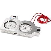STEREN Multifunctional Surveyor Compass with Clinometer | Durable Aluminum Satellite Finder &amp; Inclinometer | Accurate Tripod-Mountable Compass for Forestry, Offroad Surveying, and Site Navigation