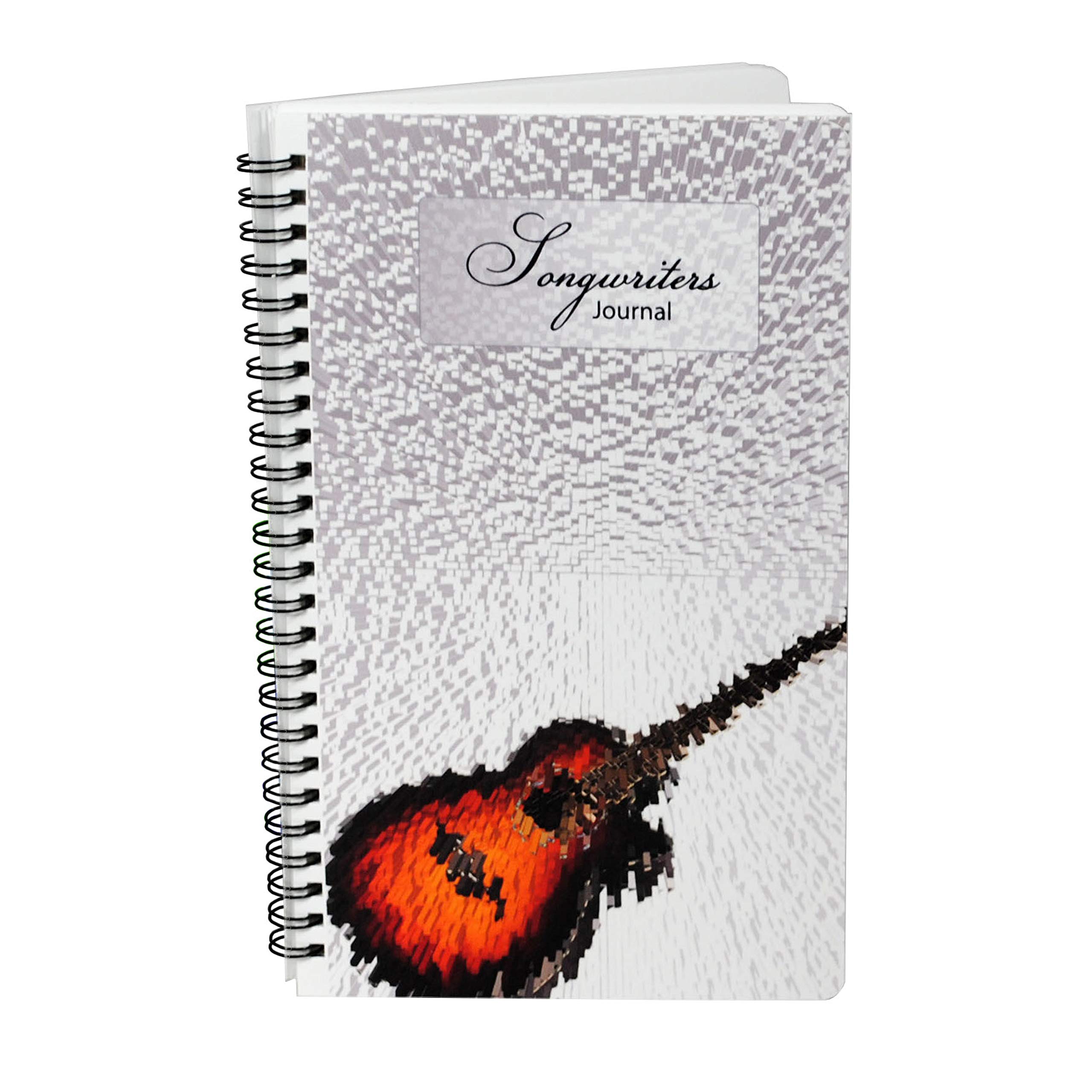 Guitar Songwriting Notebook, Staff and Lyric Paper, Chord and Scale Charts Wire Bound