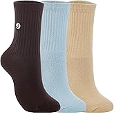 Sperry Unisex Super Soft Cushioned Mid Crew Socks, 3-Pack – Plush Comfort, Warm Winter Half Crew Fit