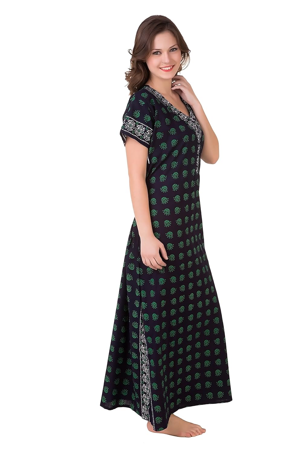 masha women's cotton nighty