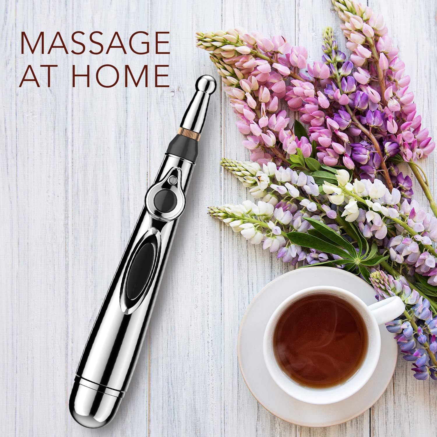 Acupuncture Pen, Electronic Acupuncture Pen for Pain Relief Therapy, Powerful Meridian Energy Pen Relief Pain Tools (3 Heads): Health & Personal Care