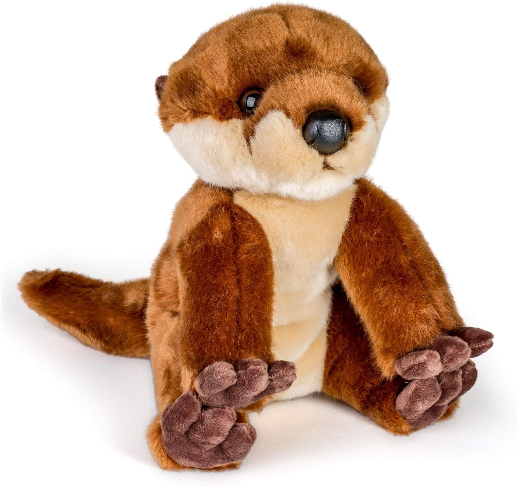 Wildlife Tree 12 Inch Stuffed River Otter Plush Floppy Animal Kingdom Collection