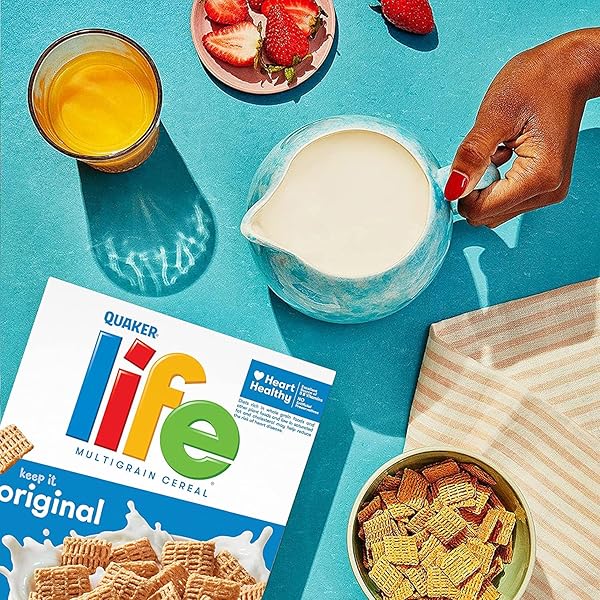 QUAKER LIFE ORIGINAL CEREAL, 22.3OZ BOX