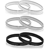 Focenat 3 Pairs Anti-Slip Shirt Sleeve Holders, Unisex Metal Armbands Stretchy Garter Elastic Armbands Hold Up Sleeve Garters
