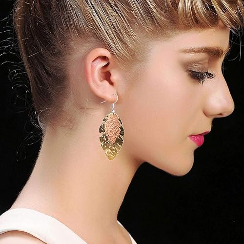 22 Pcs Earring Cutting Dies Teardrop Leaf Shape Earring Die Cuts