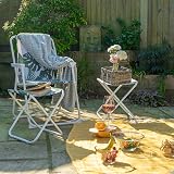 Harbour Housewares Folding Beach Deck Chairs Banana Leaf Pack of 2 view 2