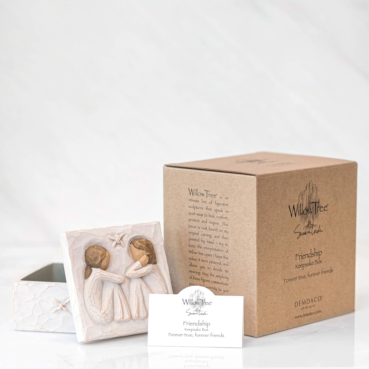 Willow Tree Friendship, Sculpted Hand-Painted Keepsake Box: Home & Kitchen