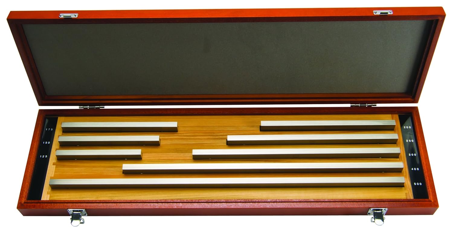 0.0050.050 Length Mitutoyo Steel Rectangular Thin Gage Block Set 10