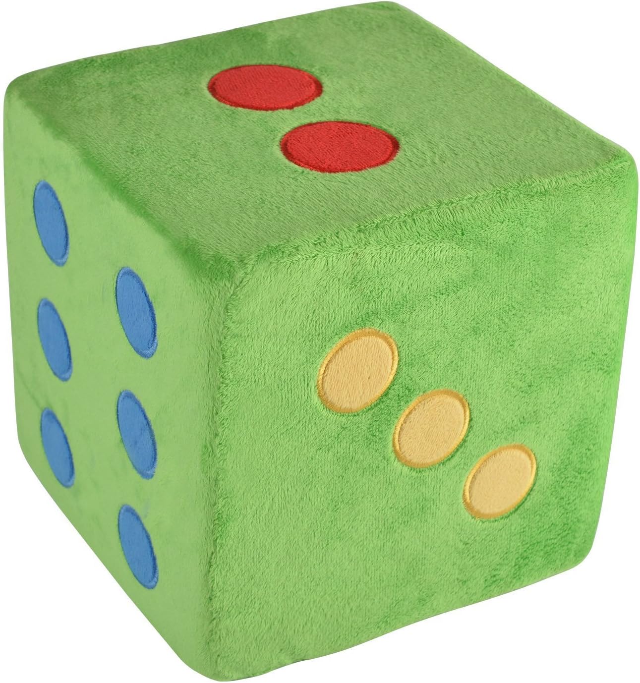 wztee Creative Game Oversize Plush Dice Pillow Green