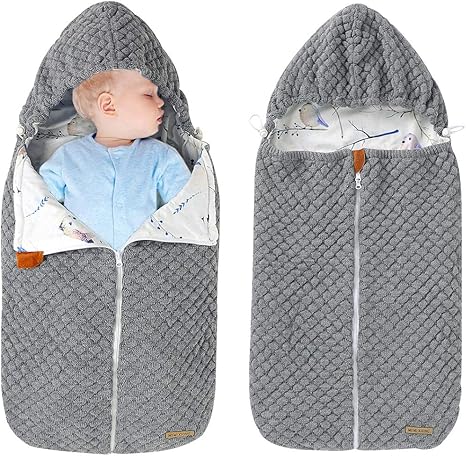 knitted sleeping bag baby