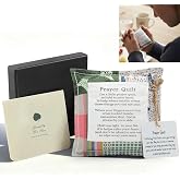 Pocket Prayer Quilt with Cross &amp; Card, Handmade Gift for Encouragement | Soft Fabric, Compact Size, Christian &amp; Thoughtful Gift, Brings Comfort and Strength, Easy to Carry, Ideal for Daily Prayer